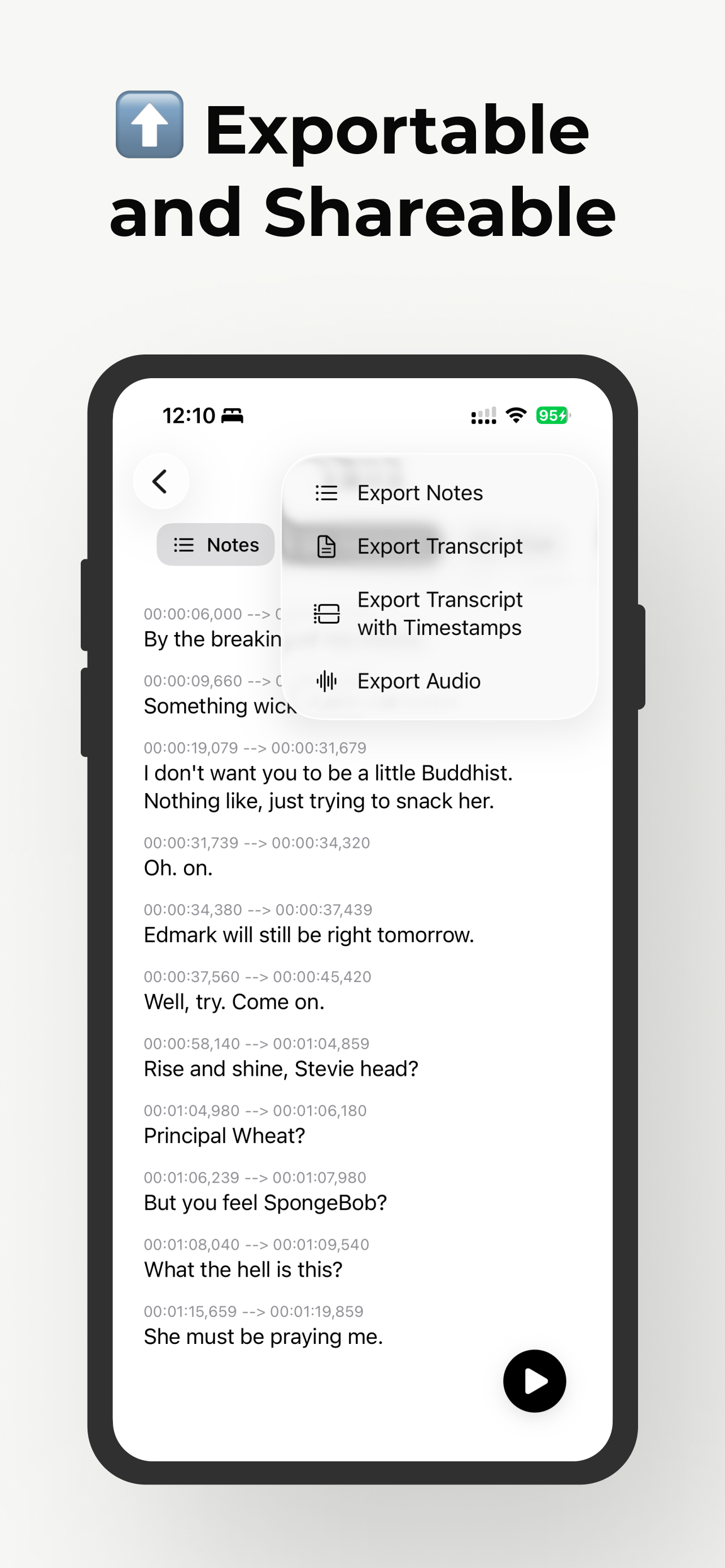 AutoNote AI transcription and note taking app screenshot 9