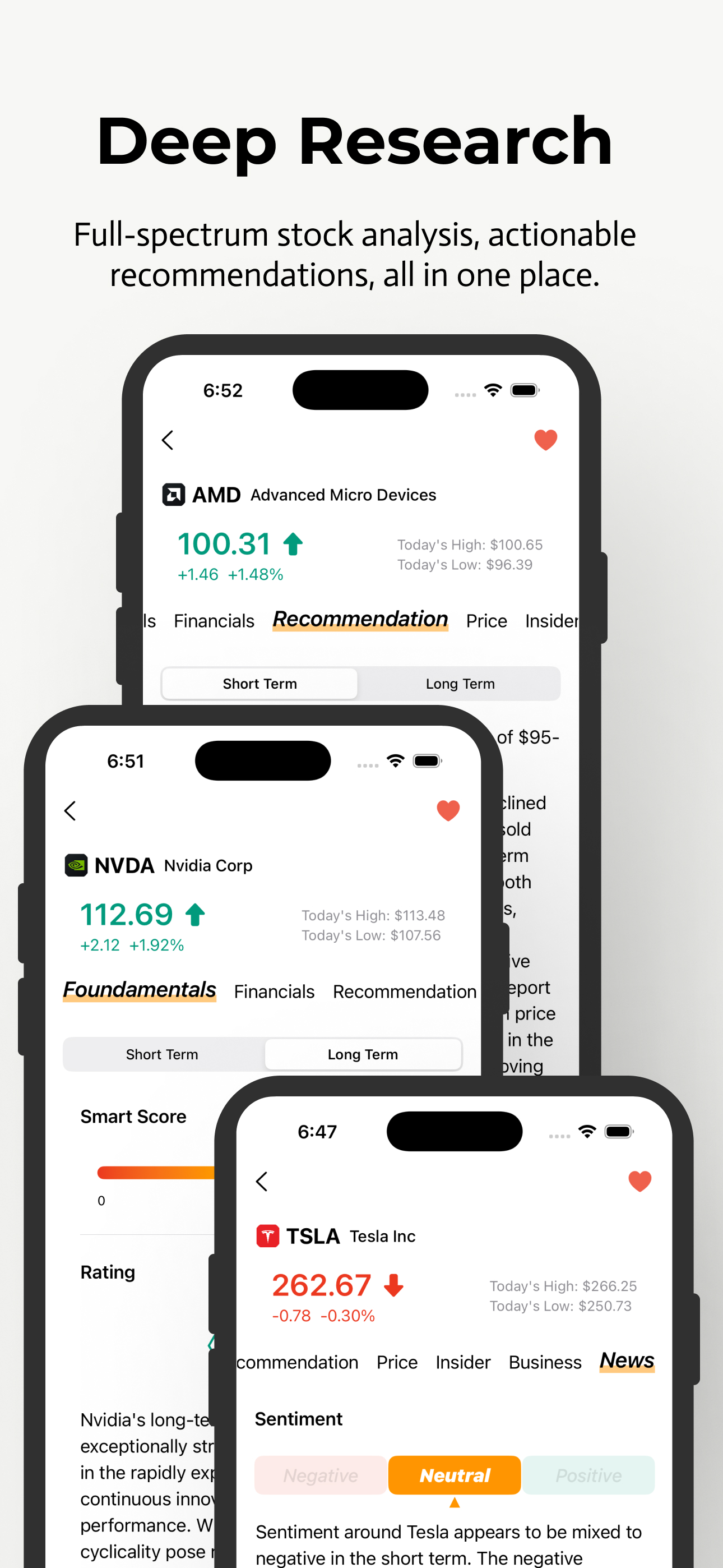 StockSimple AI stock analysis and research screenshot 3